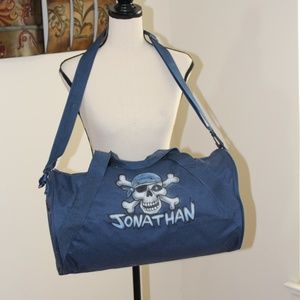 Jonathan, airbrushed duffle bag